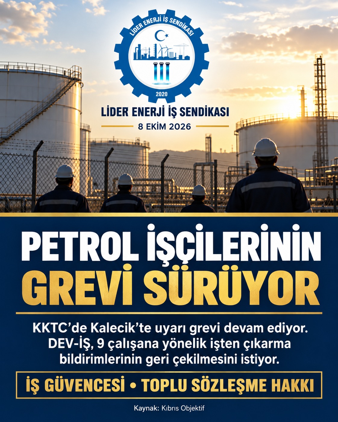 Petrol işçilerinin grevi sürüyor